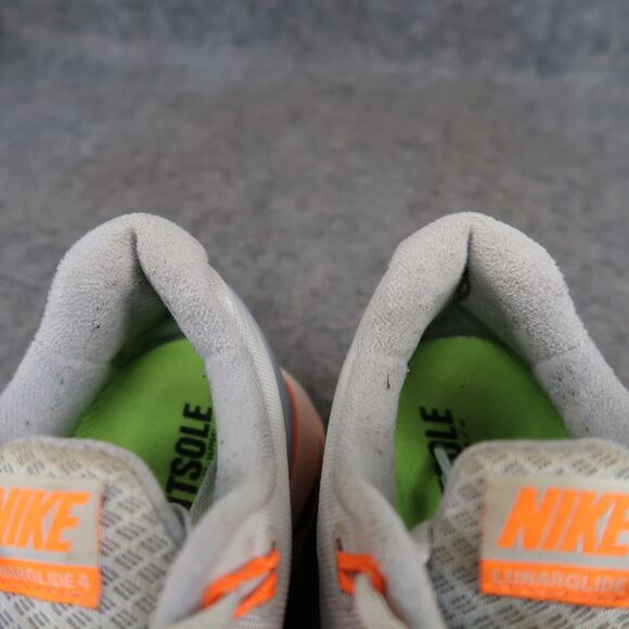 Nike Shoes Womens 7.5 Athletic Trainer Lunarglide 4 Running Sneaker Comfort Grey - Picture 13 of 13